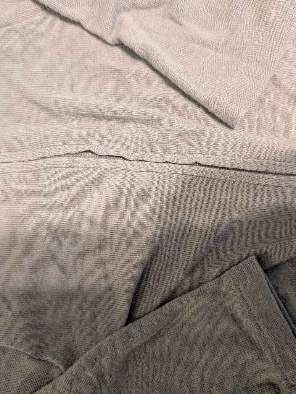 cloud island Light Gray Modal Zip-Front Baby One-Piece 6-9 Month